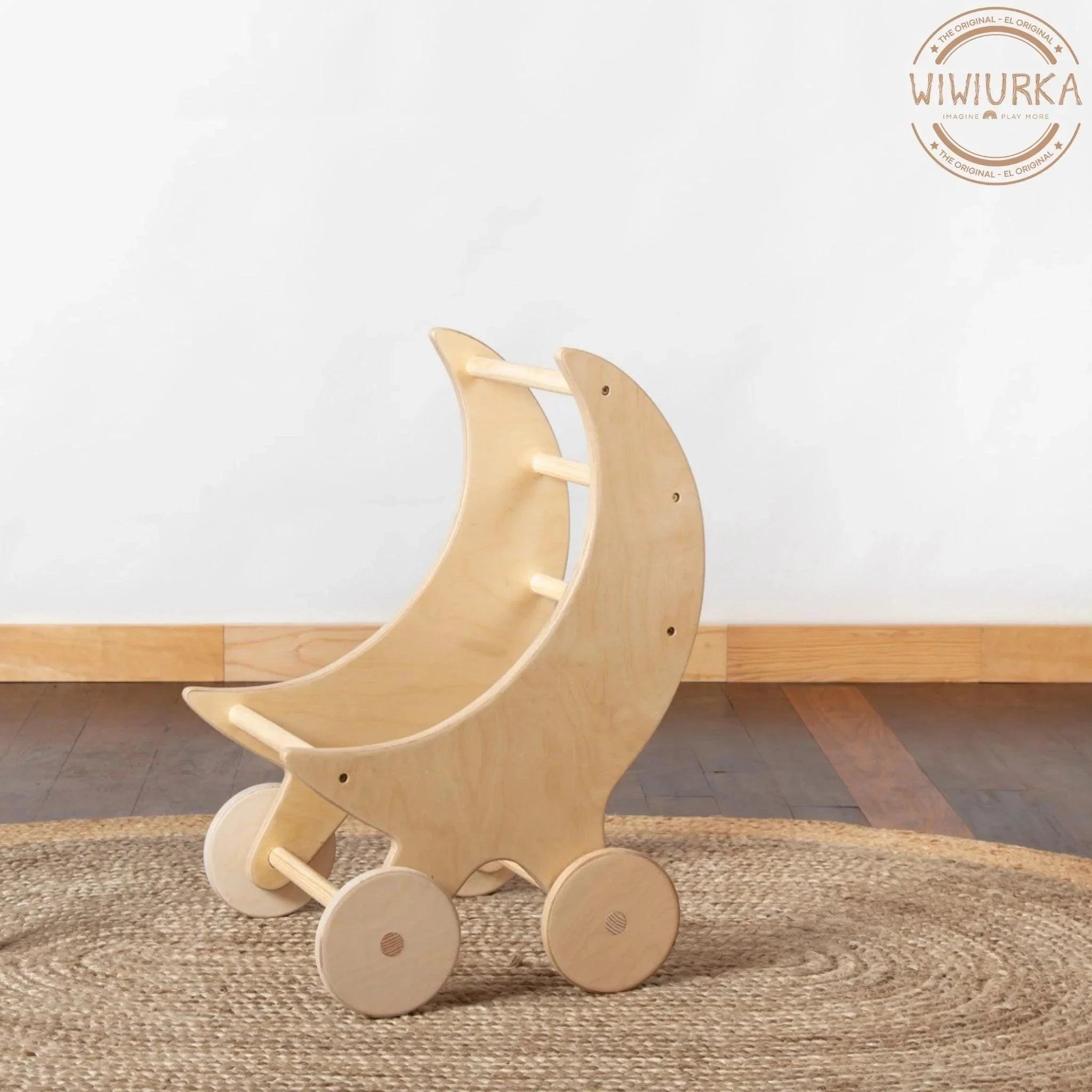 MOON SHAPED BABY DOLL STROLLER Wiwiurka Toys